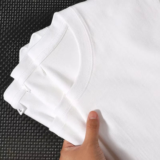 100% Cotton Men's  T-shirt O-neck Solid Color Bottoming Shirt Universal Casual Breathable T-shirt Tops Spring Autumn