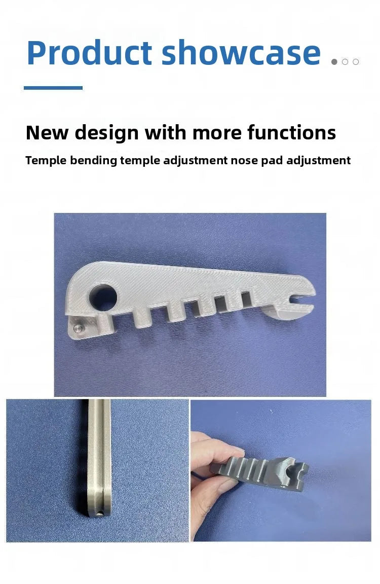 Eyeglass Frame Bending Tool for Leg Adjustment and Crease Repair Straighten Bent Arms with Precision Repair Pliers