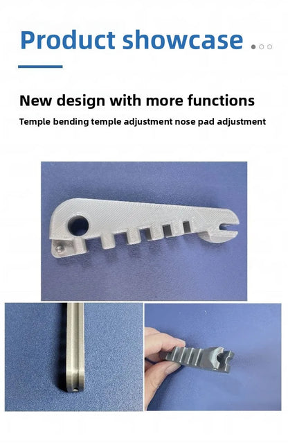 Eyeglass Frame Bending Tool for Leg Adjustment and Crease Repair Straighten Bent Arms with Precision Repair Pliers