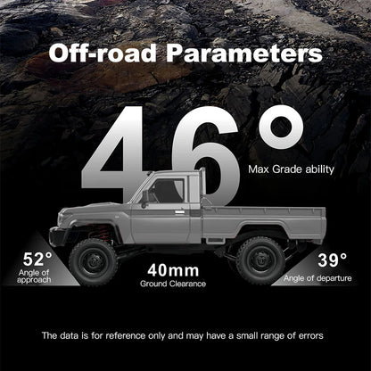 ZWN 1:12 Full Scale RC CAR MN82 Upgraded MN82 PRO Controllable Headlights 2.4G 4WD Off-Road Car Pick Up Truck Toy for Kids Gifts