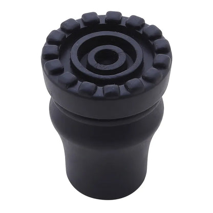 1/3/5pcs Rubber Pad Cap Non-Slip Walking Stick Crutch Cane Bottom Pads Cover Protector Climbing Hiking Trekking Pole Tip