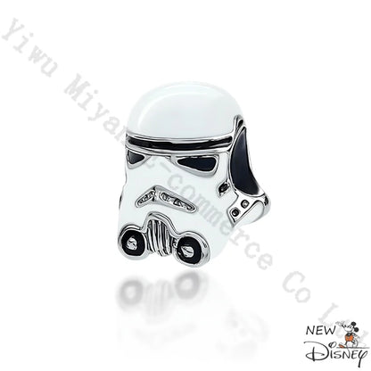 Disney 2026 Charms for Bracelet 925 Sterling Silver Darth Vader Grogu Beads Pendant DIY Jewelry Making Gift for Women Men Fans