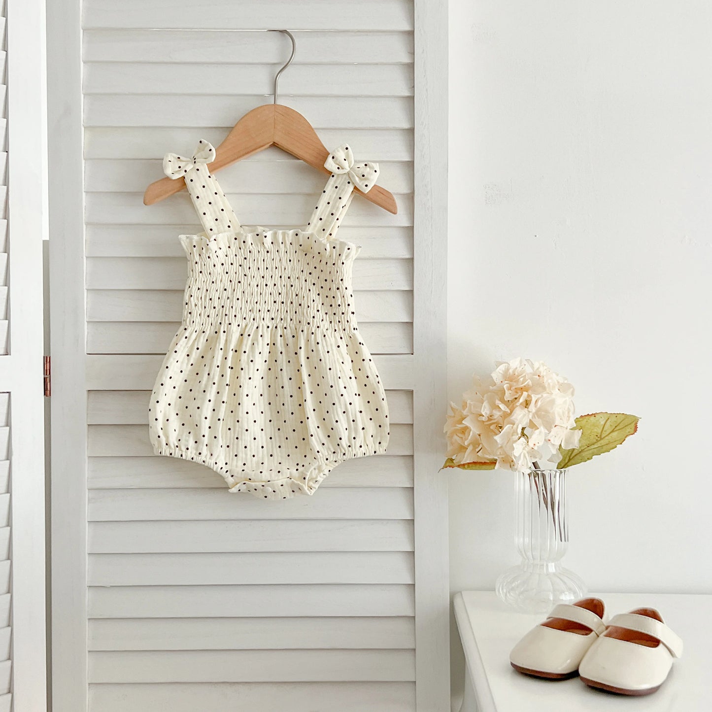 Summer Outfit Kids Baby Clothes Cotton Sleeveless Rompers Newborn Girls Clothes Toddlers Flower Bow Kids One-pieces Bodysuits
