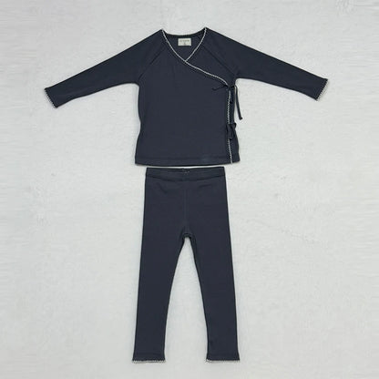 Ali layette SS26 Trimming Ribbed Cotton Family Matching Collection hat  blanket Rompers Sets