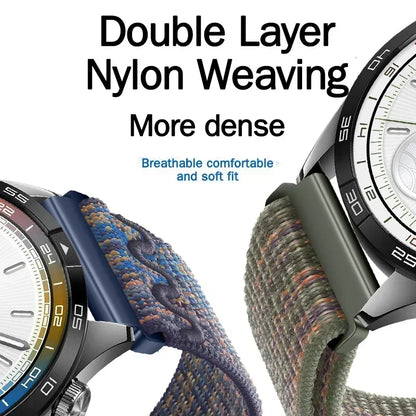 20mm 22mm Nylon Watch Strap For Huawei Watch GT 4 GT4 46mm Band Bracelet For Huawei Watch 4Pro GT3 GT2 GT 3 2 Pro 46mm Watchband