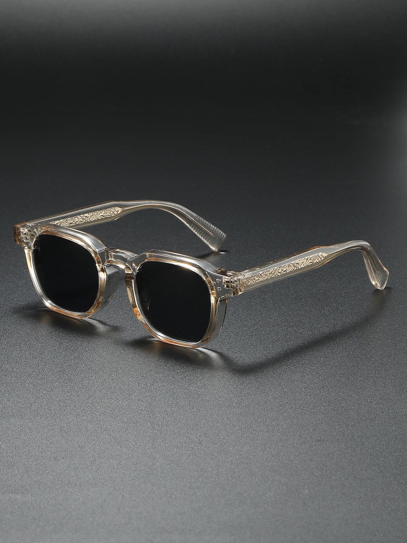 New Polarized Sunglasses Unisex Metal Core CP Square Sun Glasses Rivets Women Shades Driving Glasses