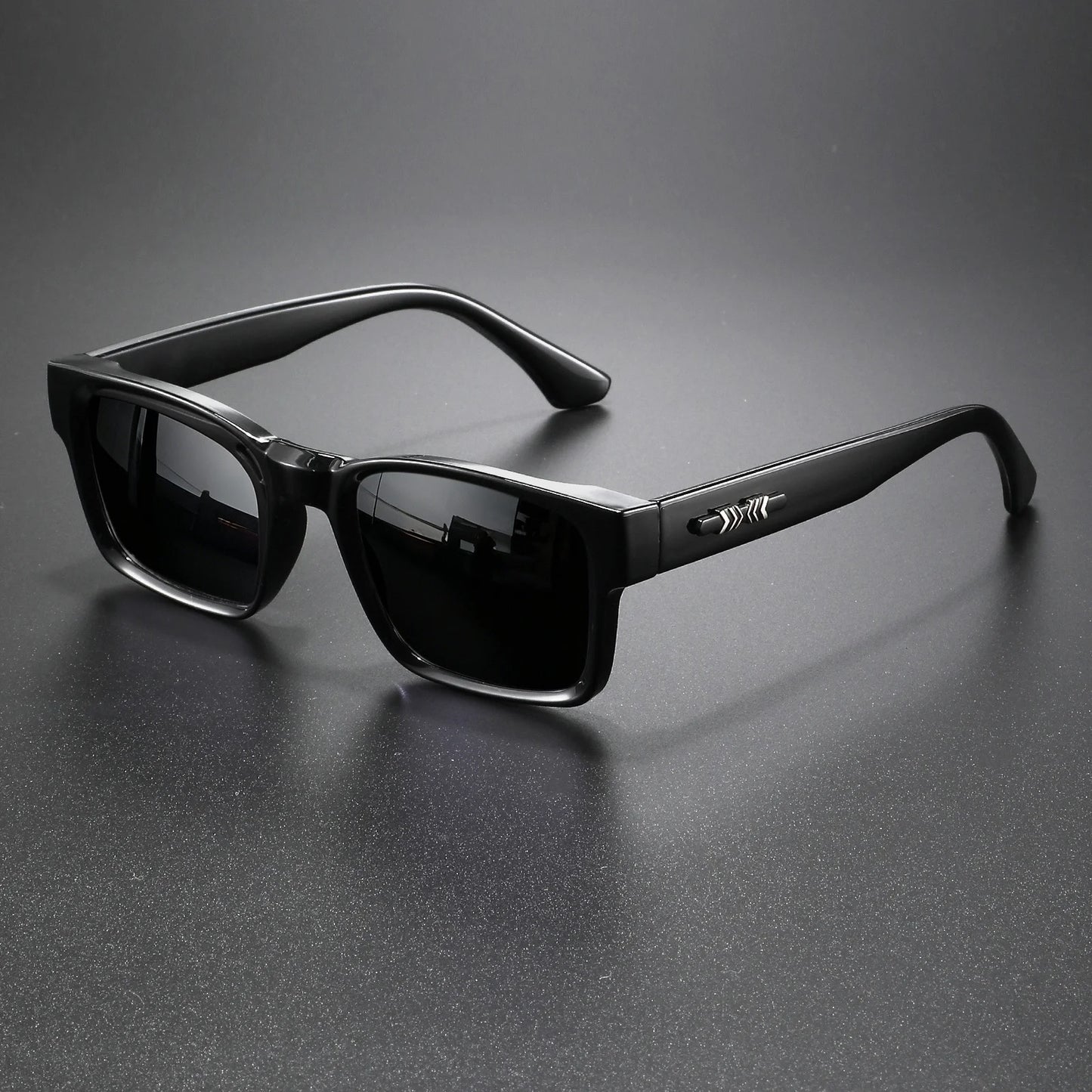 Retro Punk Fashion Sunglasses - Square Protective Frame, UV400 Unisex for Outdoor Adventures & Casual Style
