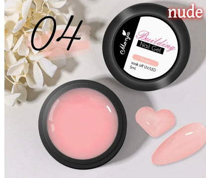 3D Nail Gel, Non-Sticky Hard Long-Lasting Overlay, Creates 3D Bow Geometric Letter Shapes, Salon Quality, Soluble Residue-Free A