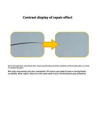 ISGTDRM Car Windshield Cracked Repair DIY Car Window Phone Screen Repair Kit Glass Curing Glue Auto Glass Scratch Crack Restore