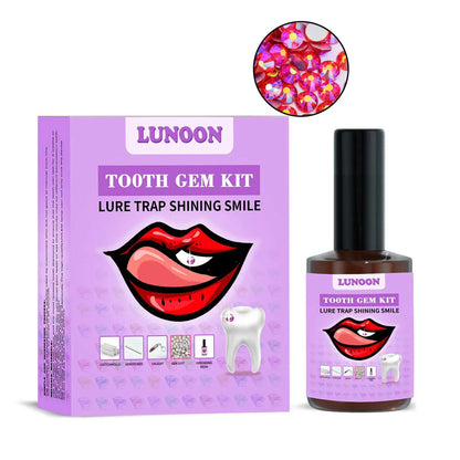 Tooth Jewelry Kit DIY Teeth Gems Set 7ml Glues Light Firm Reliable Clear Precious Stone Crystal Tooth Ornaments Jewellery