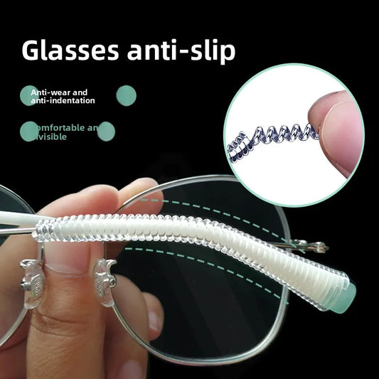Anti Slip Glasses Silicone Ear Hooks for Sports Non Slip Eyewear Retainer Frame Grips to Prevent Falling Off