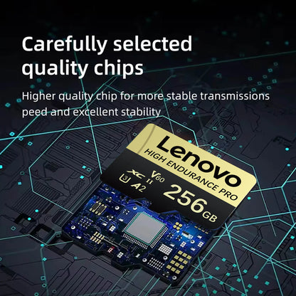 Lenovo SD Card Memory Card 1TB High Speed TF Flash Card 4K Full HD Video Micro SD Card 128GB 256GB 512GB For Xiaomi Camera PC