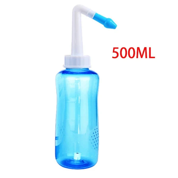Nasal irrigator for Adults Children Nasal Rinse Bottle Nasal Wash Cleaner Nose Protector Avoid Allergic RhinitisNeti 300/500ML