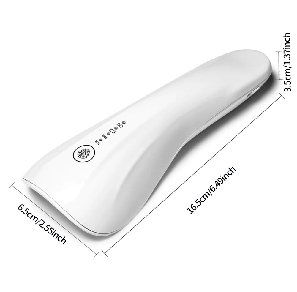 LINMANDA Handheld UV LED Nail Lamp USB Rechargeable Mini Manicure Lamp Nail Dryer With 5 Lamp Beads Quick Drying Gel Nail Polish