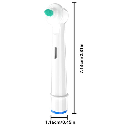 2pcs Compatible with Oral B Electric Toothbrush Replacement Brush Heads, Interdental Toothbrush Heads for Cleaning Between Teeth