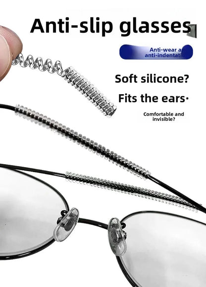 Anti Slip Glasses Silicone Ear Hooks for Sports Non Slip Eyewear Retainer Frame Grips to Prevent Falling Off
