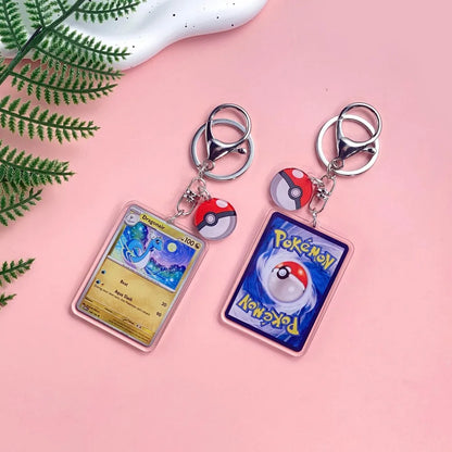 1/43Pcs Pokémon Pikachu Bulbasaur Gold Saint Acrylic Keychain Backpack Pendant Bag Charms Accessories Decoration Holiday Gifts