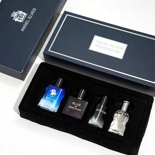 Gift Box 4 Pcs Set New Brand Perfume Men For Date 120ml Pheromone Perfumes Masculinos Lasting Charming Man Spray Parfums Homme