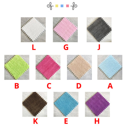 Soft Plush  Baby Play Mat EVA Foam Children's Carpet Interlocking Exercise Tiles Floor Carpet And Rug for Kids Pad 30*30 CM