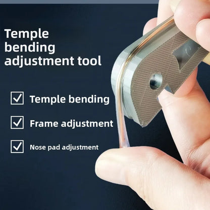 Eyeglass Frame Bending Tool for Leg Adjustment and Crease Repair Straighten Bent Arms with Precision Repair Pliers