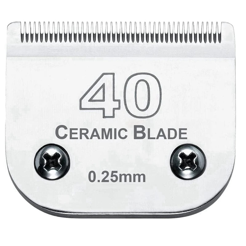 Detachable Pet Dog Cat Grooming Clipper Ceramic Blade Compatible with Most Andis，Oster A5，Wahl KM10 Series Animals Clippers