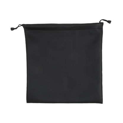 1Pc Draw String Bag Headphone Bags Durable Black Dust-proof Drawstring Bag PU Leather Headset Bag Durable Multi Purpose Storage