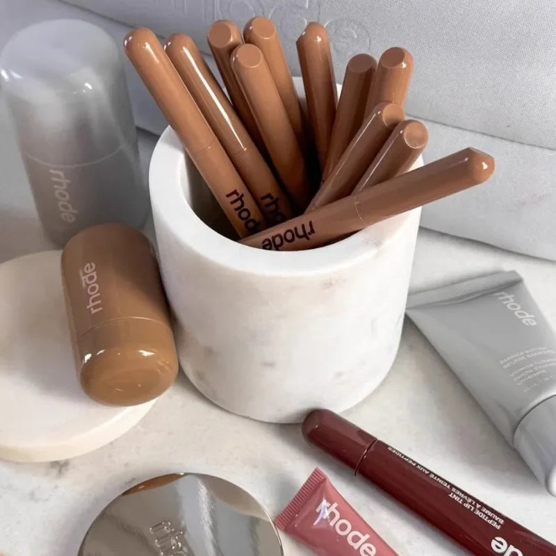Rhode Skin Peptide Lip Shape Pen Lip Liner Long Lasting Lip Tint Pencil Pen Makeup Lipstick Powder Blusher Gloss Makeup Lipliner