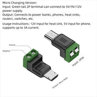 Micro-Male Charging