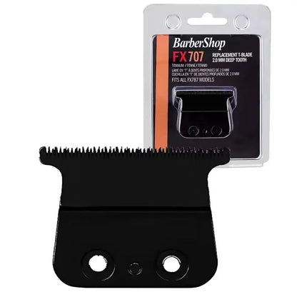 Barbershop FX707 Gold Metel T-Blade Professional Barberlogy Replacement Blade For Babyliss Hair Trimmer FX787 FX726 FX787Z