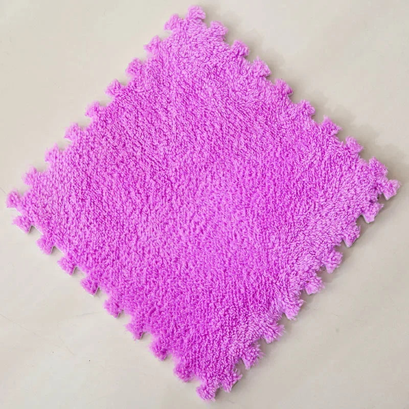 10/20Pcs Soft Plush Children's Mat Baby Play Mat Baby Toys Eva Foam Puzzle Carpet in Children's Room Keep Warm Playmat Floor Mat