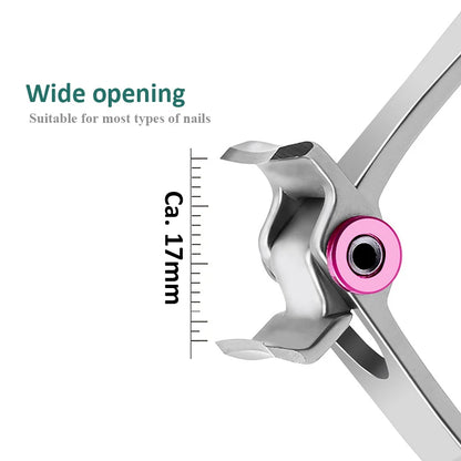 High-quality Wide Jaw l Nail Clippers Cutter Trimmer Manicure Scissors Thick Hard Toenail Fingernail Pedicure Tools