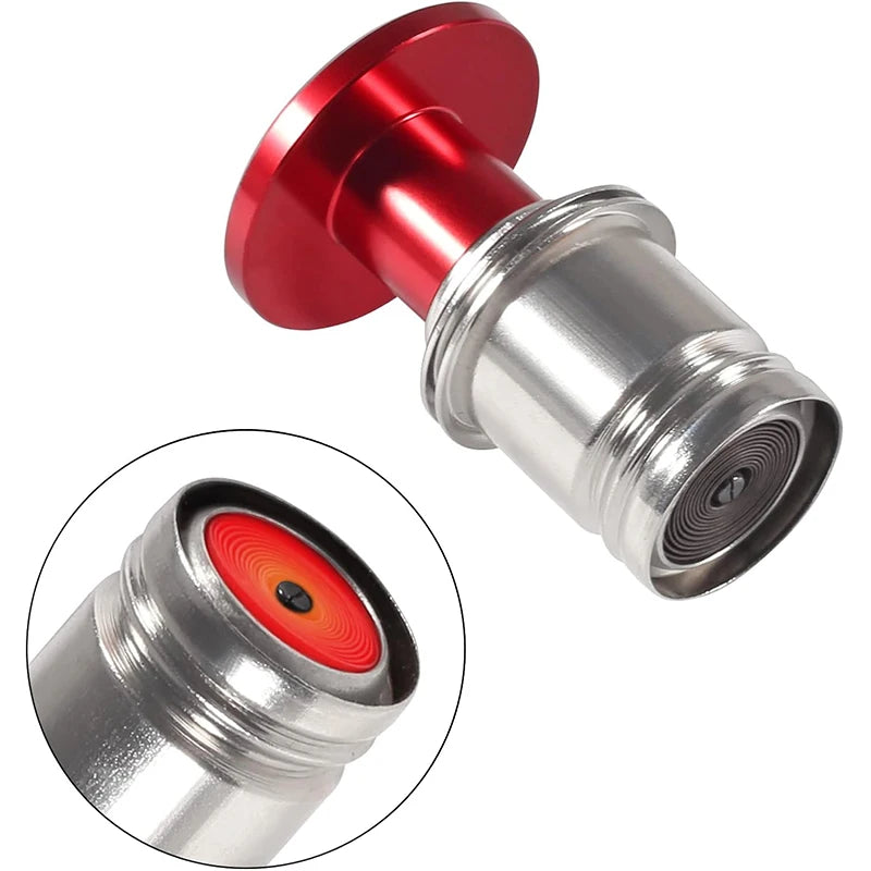 Fire Missiles Button Car Cigarette Lighter Anodized Aluminum Universal 12-Volt Replacement Accessory Fits for Most Vehicl Socket