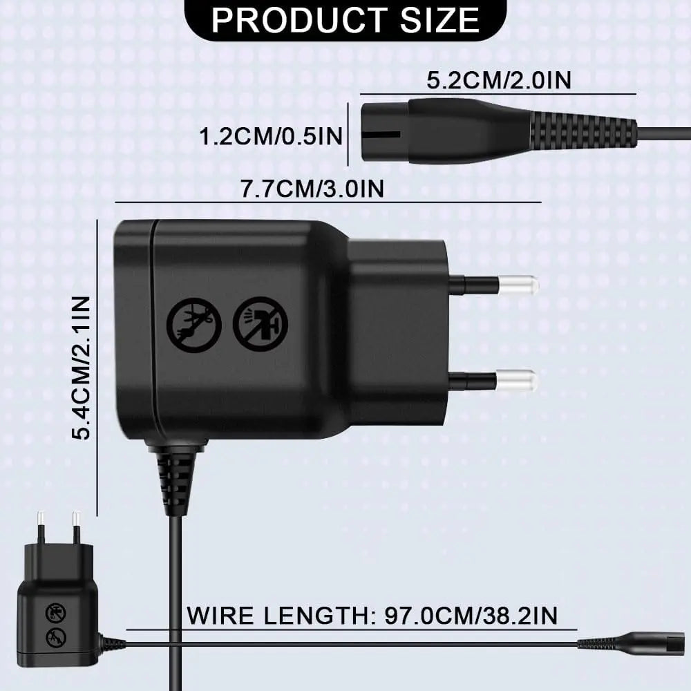 LISI 4.3V Charger Fit for Philips Norelco One Blade QP2520 QP2620 QP2515 QP2510 MG3730 MG3720 MG3710 MG3740 Electric Shaver