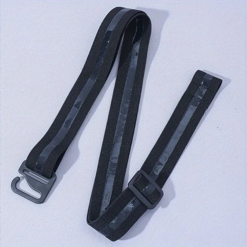 Men'S Nylon Shirt Stays with Anti-Slip Elastic Grip and Adjustable Buckle - Non-Textile Weaved Shirt Holder Straps