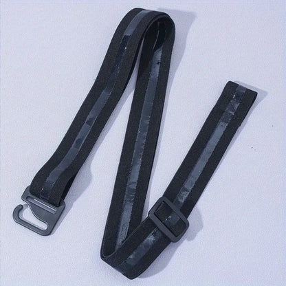 Men'S Nylon Shirt Stays with Anti-Slip Elastic Grip and Adjustable Buckle - Non-Textile Weaved Shirt Holder Straps
