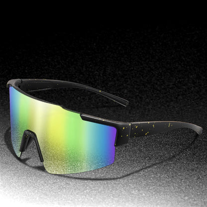 LOISRUBY Band New Style Cycling Sunglasses Sports Bike Glasses Men Women Mtb Bicycle Eyewear Large Windproof Eyewear UV400