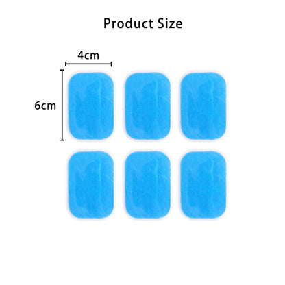 Replaceable Gel Pads for EMS Neck Massager Muscle Stimulator Sticky Stable Massager Sticker Gels for Deep Tissue Therapy