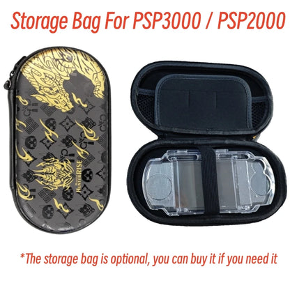 Transparent Hard Case For PSP3000 PSP2000 Game Console Full-Coverage Protective Case For PSP Crystal Protector Case