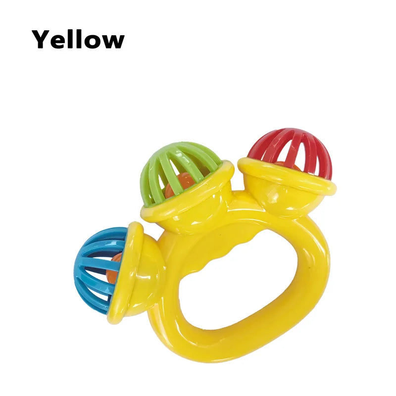 1-4PCS Baby Hand Rattle Ball Toy Newborn Grasping Hand Bell Sensory Toy Kids Safety Materials Toys for 0-24 Months Baby Children