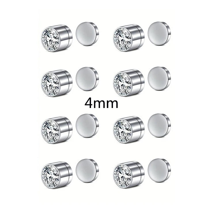 2-Piece Magnetic Faux Nose Studs, Personalized Punk Style, Fashion Women's Nose Jewelry Set, No Piercing Required, Vintage Style