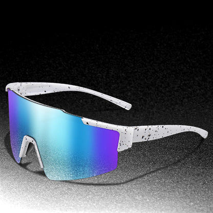 LOISRUBY Band New Style Cycling Sunglasses Sports Bike Glasses Men Women Mtb Bicycle Eyewear Large Windproof Eyewear UV400