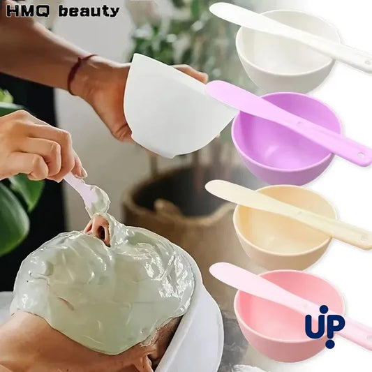 Face Mask Mixing Bowl Set Facial Skin Care Tools Kit Silicone Mask Brush Facial Applicator Spatula Measure Spoon Beauty Supplies