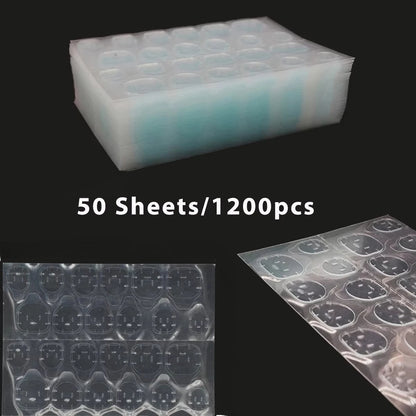 Double Side Nail Jelly Glue Transparent False Nail Art Adhesive Tape Glue Stickers DIY Reusable Manicur Nails Accessories