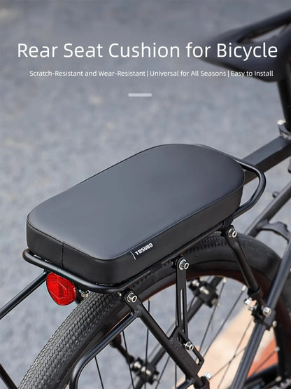TOSUOD Bicycle Backseat Cushion Soft Comfortable Bike Seat For Men & Women Easy Installation Detachable Bicycle Parts