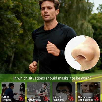 Disposable Nose Filters Invisible Nasal Plugs Dust Allergy Smog Control Outdoor Daily Use Nose Plug