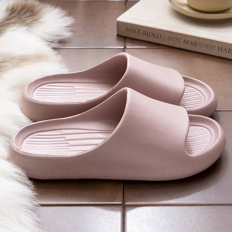 Women Men Floral Slide Sandals Plus Size Soft Slippers Thick Sole Non Slip Beach Shoes Casual Summer Indoor Outdoor Footwear