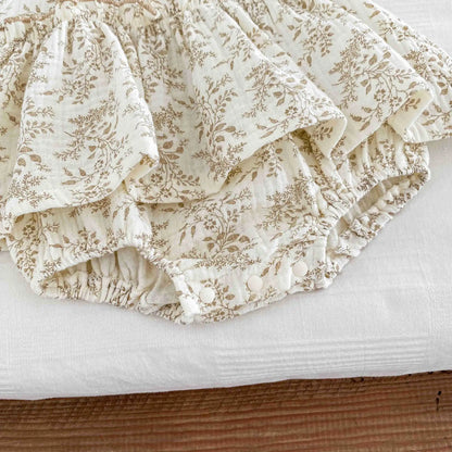 0-24M Baby Clothes Summer Baby Girl Bodysuit Floral New Female Baby Small Flying Sleeve Romper Dress Newborn One-piece Jumpsuit