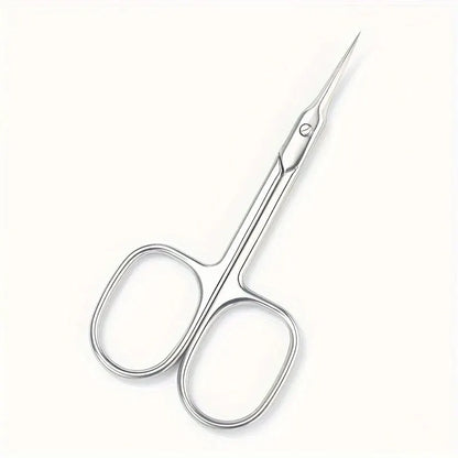 Dead Skin Remover Stainless Steel Curved Tip Thin Blade Cuticle Scissors Nail Clippers Trimmer Manicure Tools Eyebrow Tools