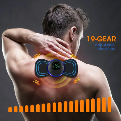 Neck Rechargeable Massager Electric Neck Massage Cervical Vertebra Massage Patch for Muscle Pain Relief,Support Dropshipping