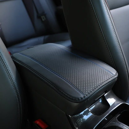 1 PU Comfortable Embossed Waterproof Anti-fouling Car Armrest Cushion Central Control Cushion Automotive Supplies